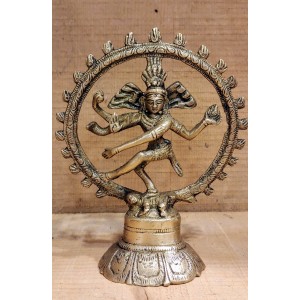 Dancing Shiva en laiton 
