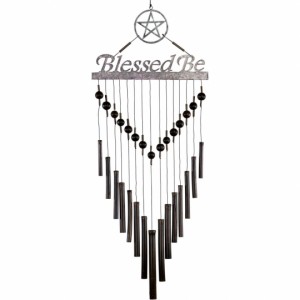 Carillon "Blessed Be" en bambou